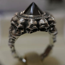 Load image into Gallery viewer, Gothic Punk Skull Rings For Men Ring
