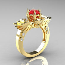 Load image into Gallery viewer, New Skull Finger Black Female Ring