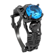 Load image into Gallery viewer, Creative Vintage Skeleton Hand Zircon Ring