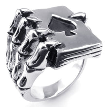 Load image into Gallery viewer, Punk Vintage Mens Stainless Steel Ring
