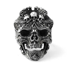 Load image into Gallery viewer, Carofeez Cool Mens Boys Punk Skull Ring
