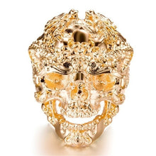 Load image into Gallery viewer, Carofeez Cool Mens Boys Punk Skull Ring
