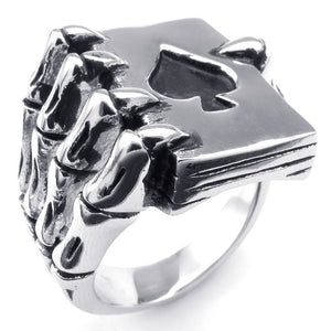 Punk Vintage Mens Stainless Steel Ring