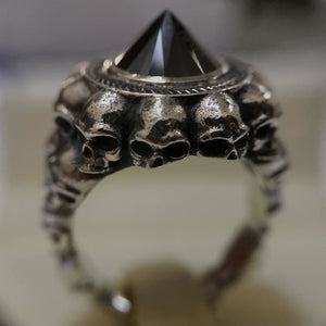 Gothic Punk Skull Rings For Men Ring