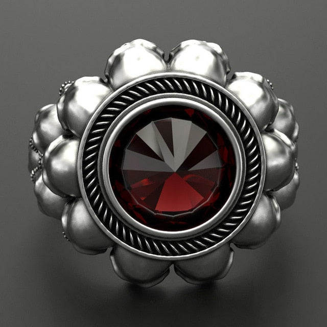 Gothic Punk Skull Rings For Men Ring