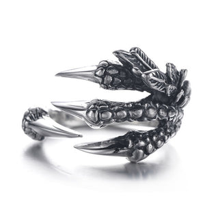 Punk Dragon Claws Finger Open Ring