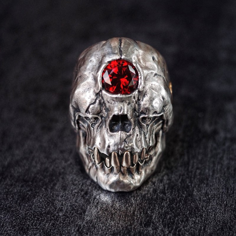 EYHIMD Cyclops Skull Ring