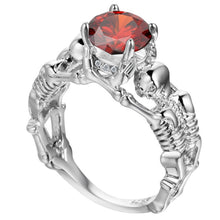 Load image into Gallery viewer, Creative Vintage Skeleton Hand Zircon  Ring
