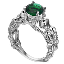 Load image into Gallery viewer, Creative Vintage Skeleton Hand Zircon  Ring
