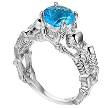 Load image into Gallery viewer, Creative Vintage Skeleton Hand Zircon  Ring
