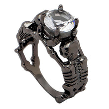 Load image into Gallery viewer, Creative Vintage Skeleton Hand Zircon  Ring
