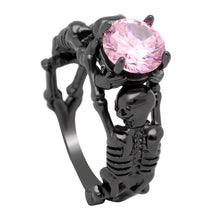 Load image into Gallery viewer, Creative Vintage Skeleton Hand Zircon  Ring
