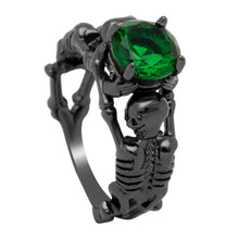 Load image into Gallery viewer, Creative Vintage Skeleton Hand Zircon  Ring
