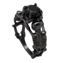 Load image into Gallery viewer, Creative Vintage Skeleton Hand Zircon  Ring
